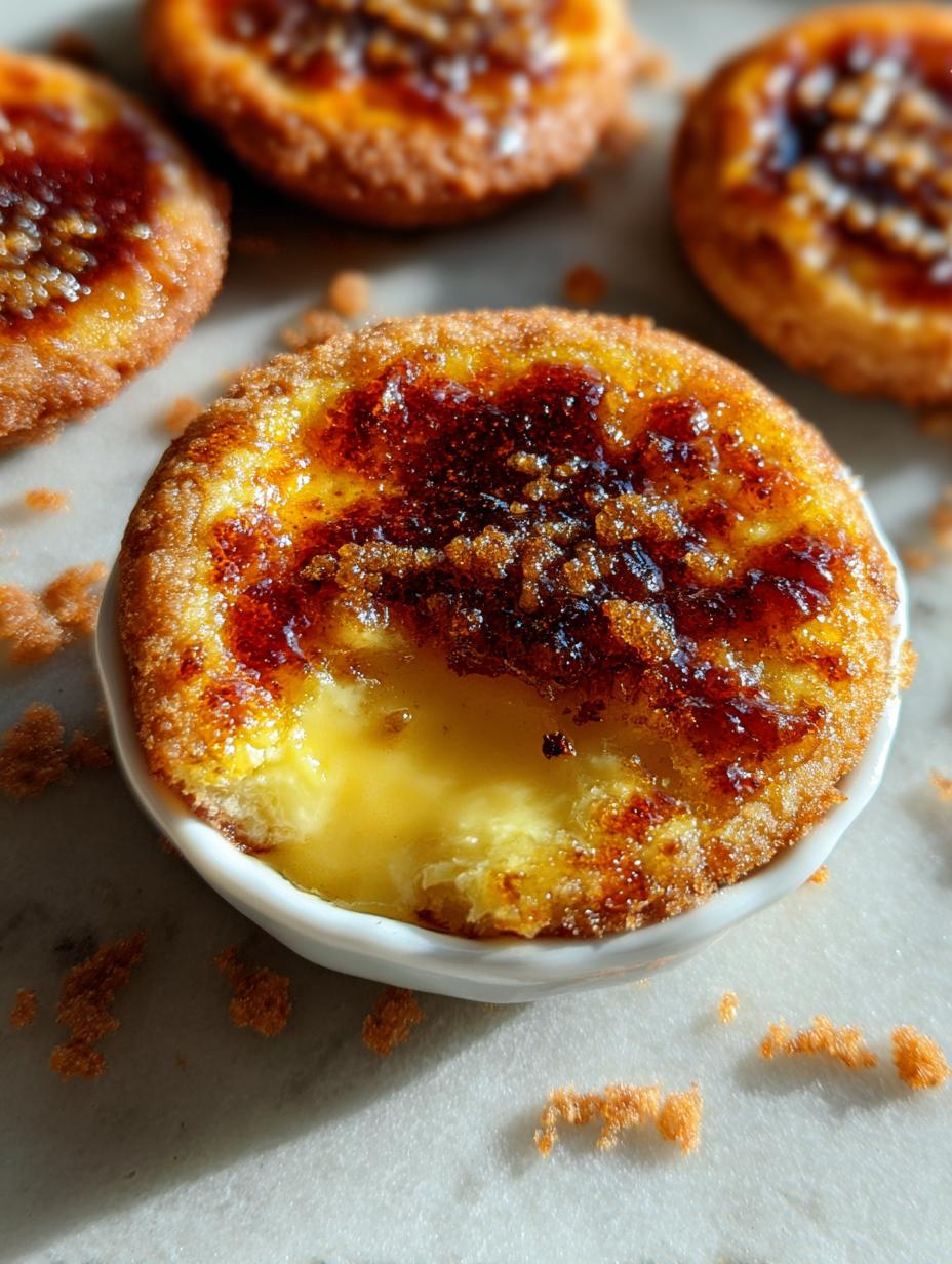 12 Irresistibles Galletas Creme Brulee: Deleite Extraordinario - Irresistibles Galletas Creme Brulee - main visual representation