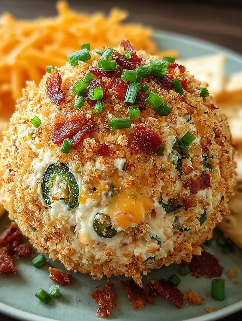¡Fabuloso! Jalapeño Popper Cheese Ball en 2 Horas - Jalapeno Popper Cheese Ball - main visual representation