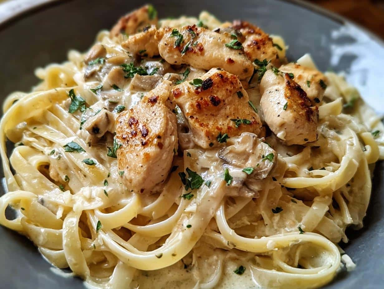 Pasta cremosa con pollo: ¡35 minutos de sabor! 78 Pasta cremosa con pollo: ¡35 minutos de sabor! - Pasta Cremosa Con Pollo - additional detail