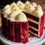 Pastel Cumpleanos Terciopelo Rojo
