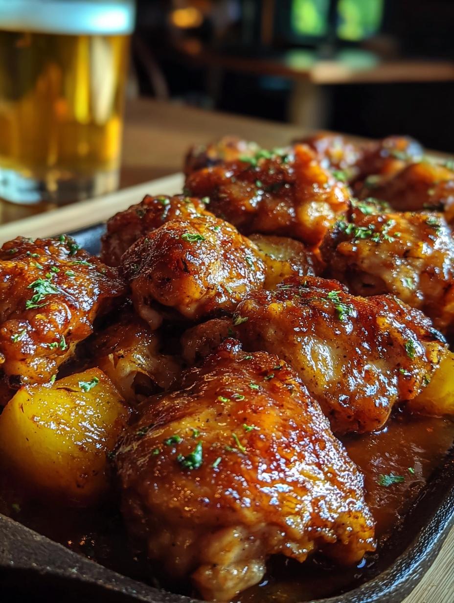 Pollo Cerveza Con Miel: 1 Sabor Agripicante ¡Exquisito! - Pollo Cerveza Con Miel - main visual representation