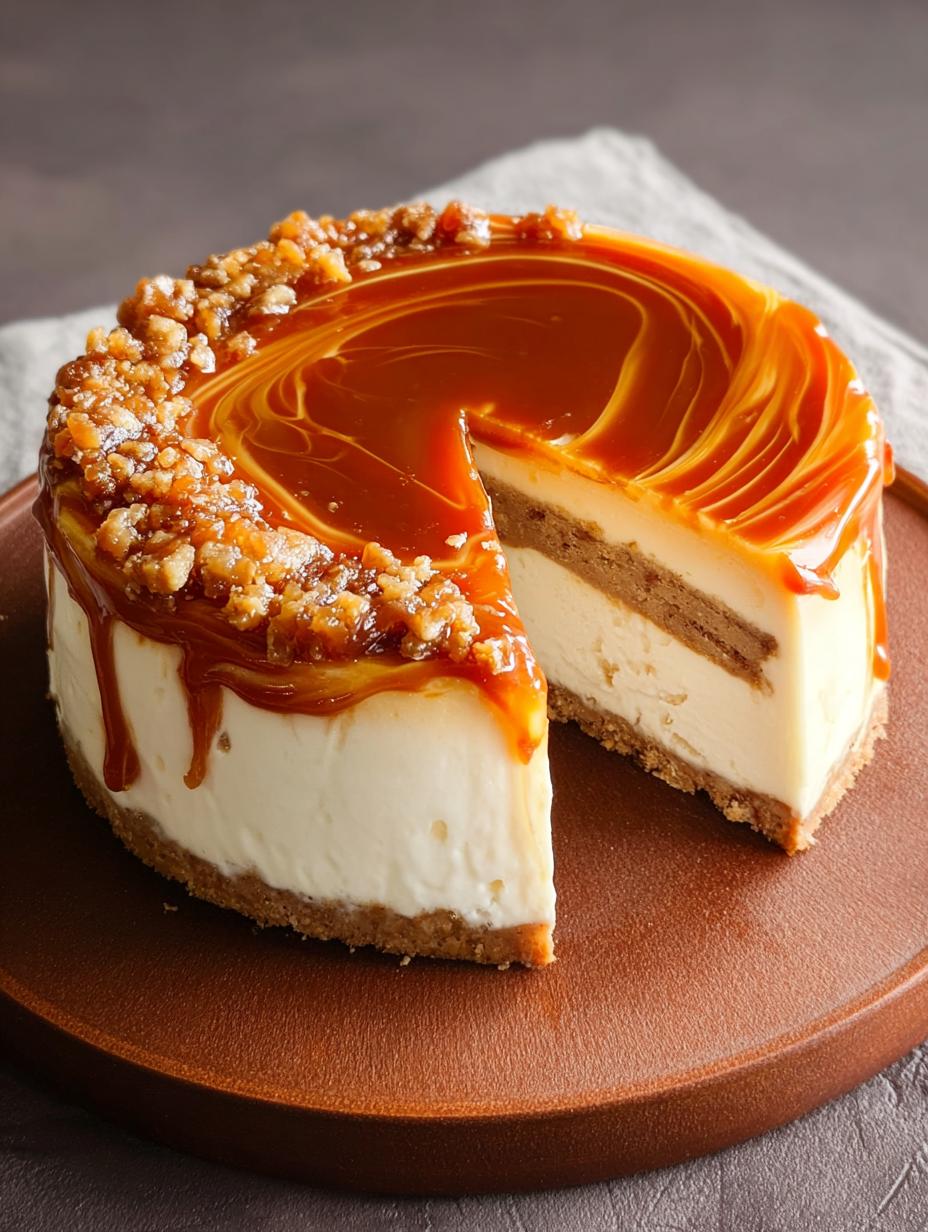 Salted Caramel Cheesecake Decadent: Un Placer Único - Salted Caramel Cheesecake Decadent - main visual representation