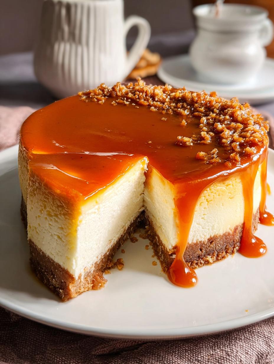 Salted Caramel Cheesecake Decadent: Un Placer Único - Salted Caramel Cheesecake Decadent - additional detail