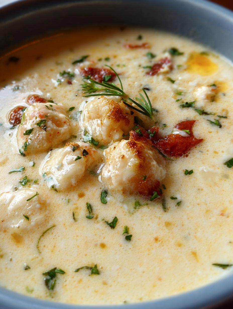 Maravillosa Sopa Cremosa Pollo Parmesana en 6 pasos - Sopa Cremosa Pollo Parmesana - main visual representation