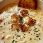 Sopa Cremosa Pollo Parmesana