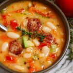 Sopa Frijoles Blancos Con