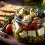 Tarro Queso Aceitunas: Sabor Magnífico 55 Tarro Queso Aceitunas Marinado