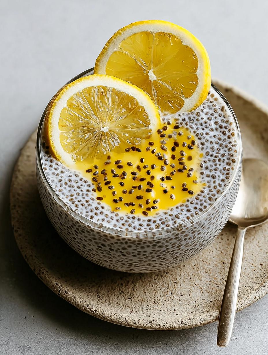 Fantástico Pudín de Chía Cremoso de Limón en 10 min - Lemon Cream Chia Pudding - additional detail