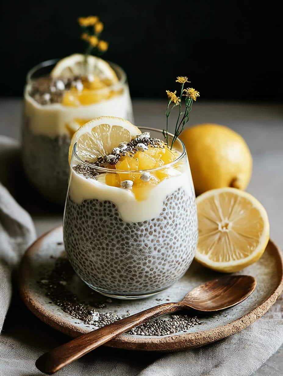 Lemon Cream Chia Pudding