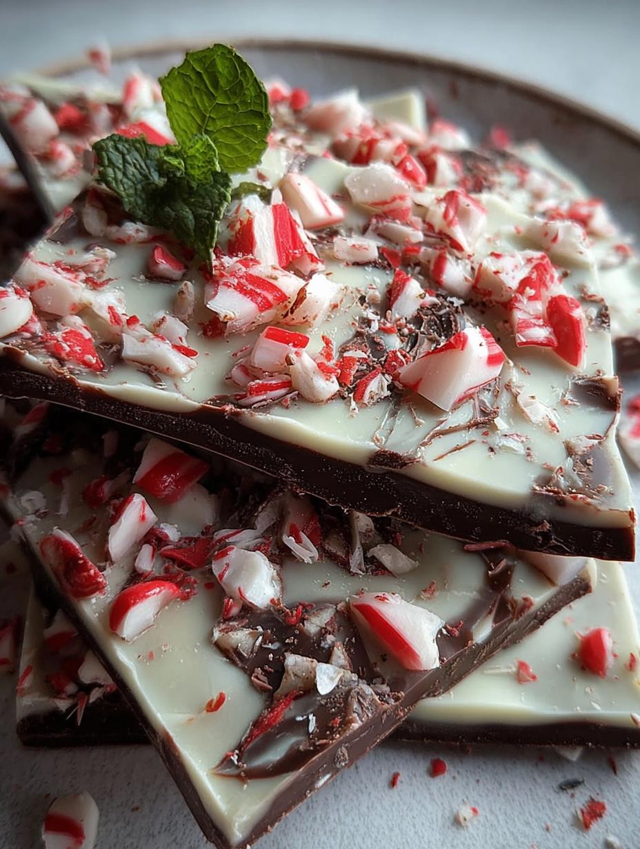 Peppermint Bark Rich Chocolate: ¡1 Placer Intenso! - Peppermint Bark Rich Chocolate - main visual representation