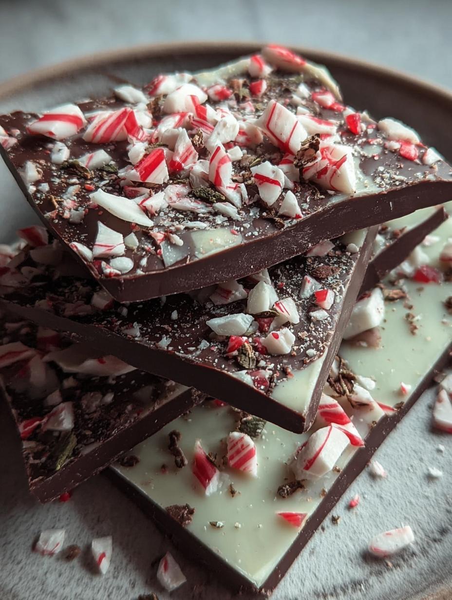 Peppermint Bark Rich Chocolate: ¡1 Placer Intenso! - Peppermint Bark Rich Chocolate - additional detail