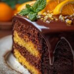 Bizcocho Naranja Ganache Chocolate