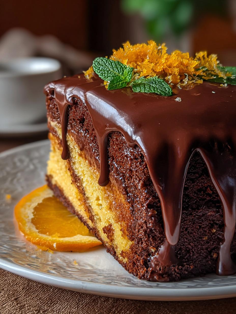 Explosivo Bizcocho Naranja Ganache Chocolate: ¡Un Placer Único! - Bizcocho Naranja Ganache Chocolate - additional detail
