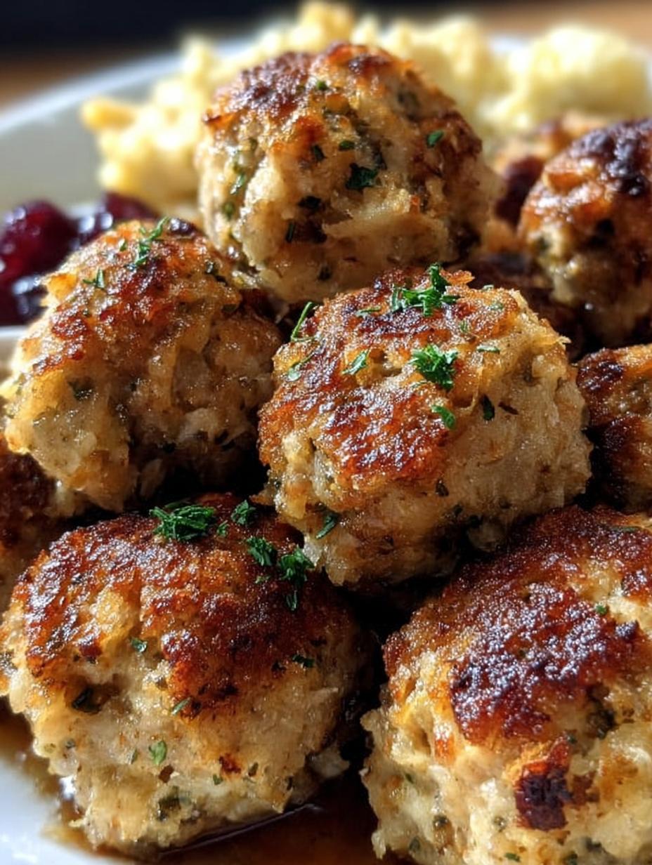 Bolas Crujientes Relleno Pavo