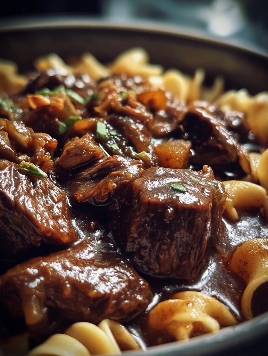 Carne Res Fideos Olla