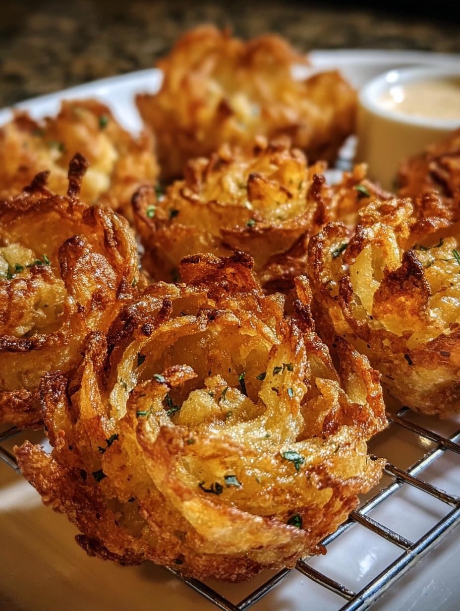 Cebollas Mini Flor Crujientes