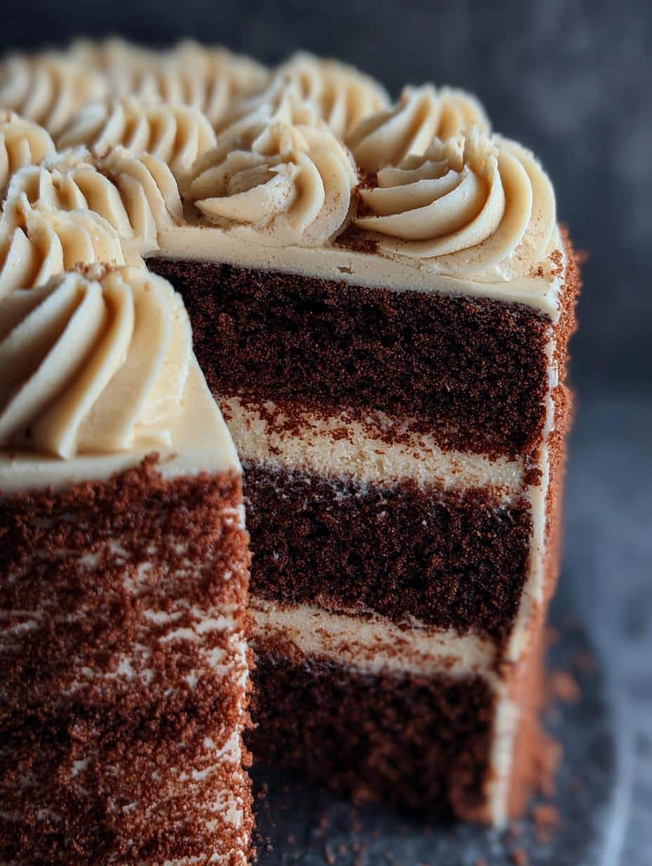 Delicioso Pastel Capas Chocolate