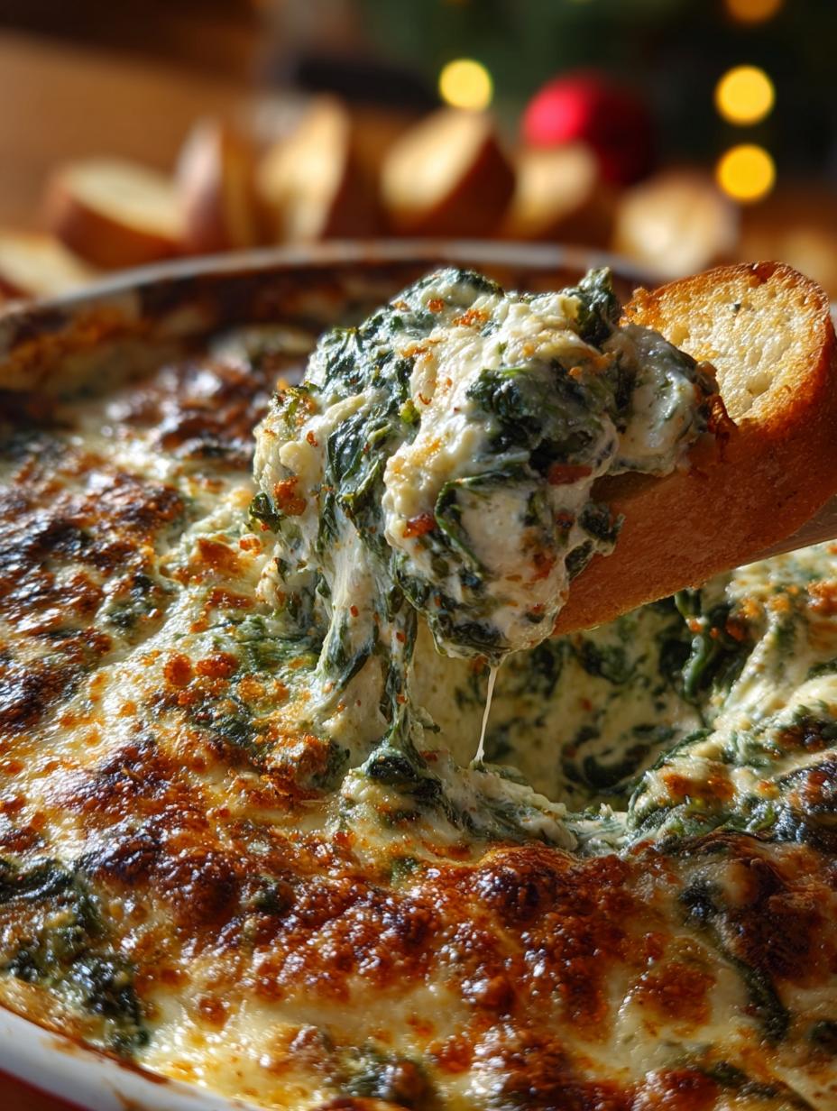 Dip Cremoso Espinacas Posadas