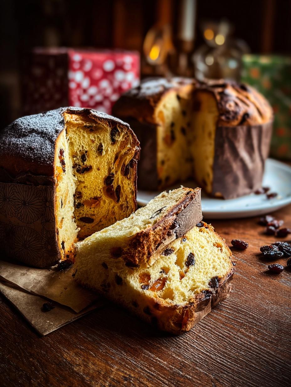 Delicioso Panettone Casero Recetas Infalibles recién horneado, esponjoso y lleno de frutas confitadas