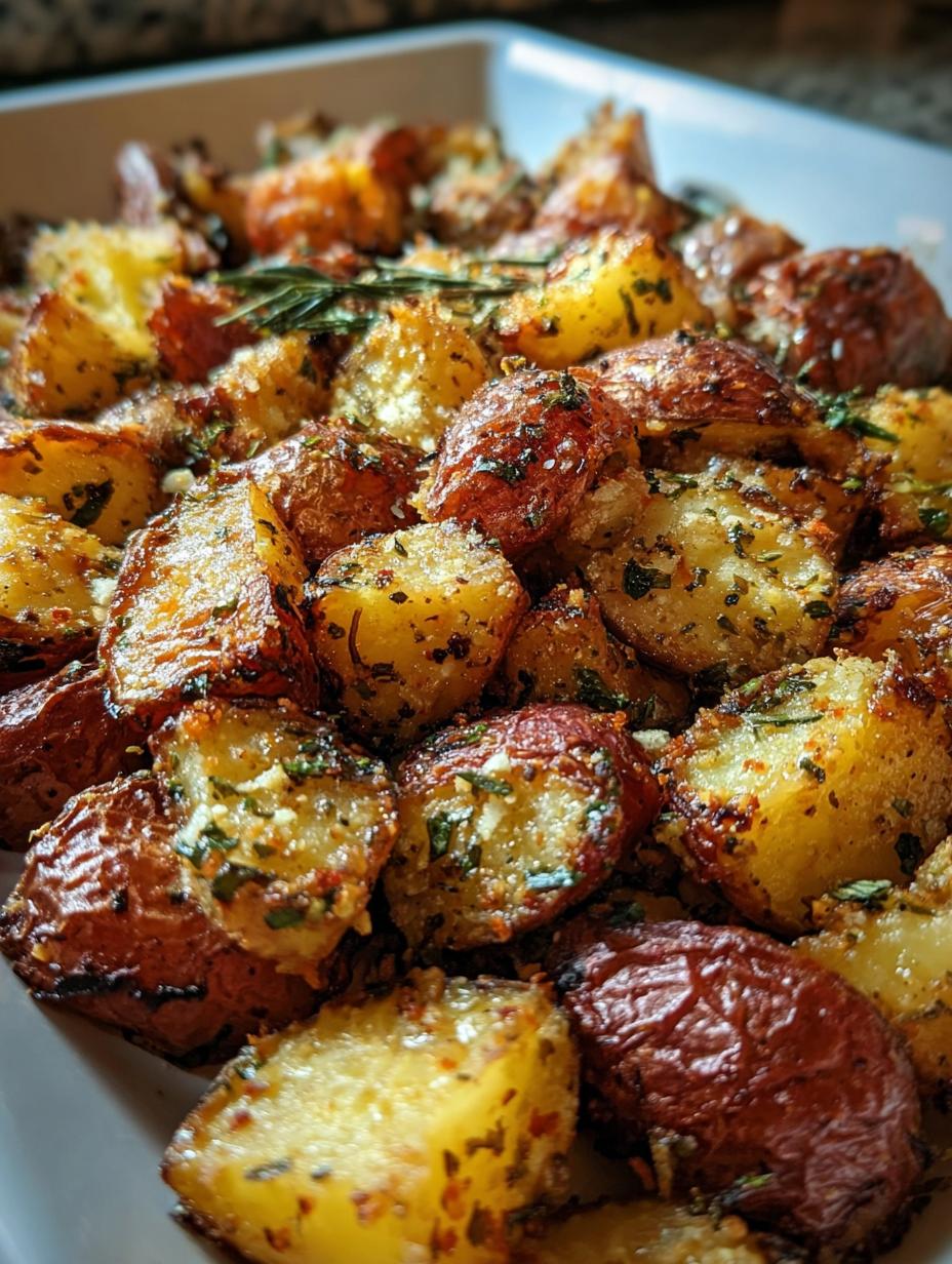 ¡Impactante Sabor en 30 Minutos! Papas Horno Ajo Parmesano - main visual representation