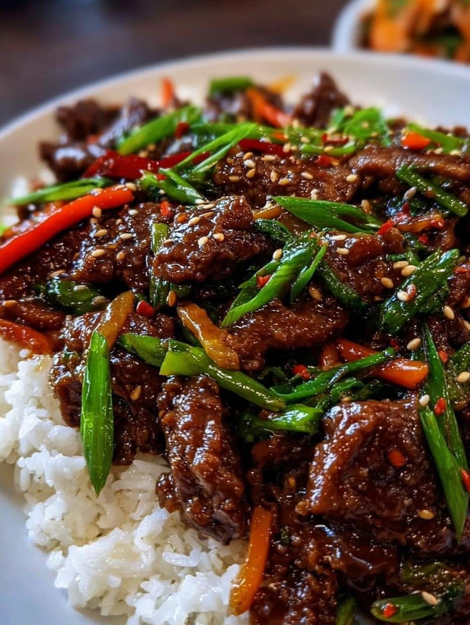 Receta Facil Carne Mongola