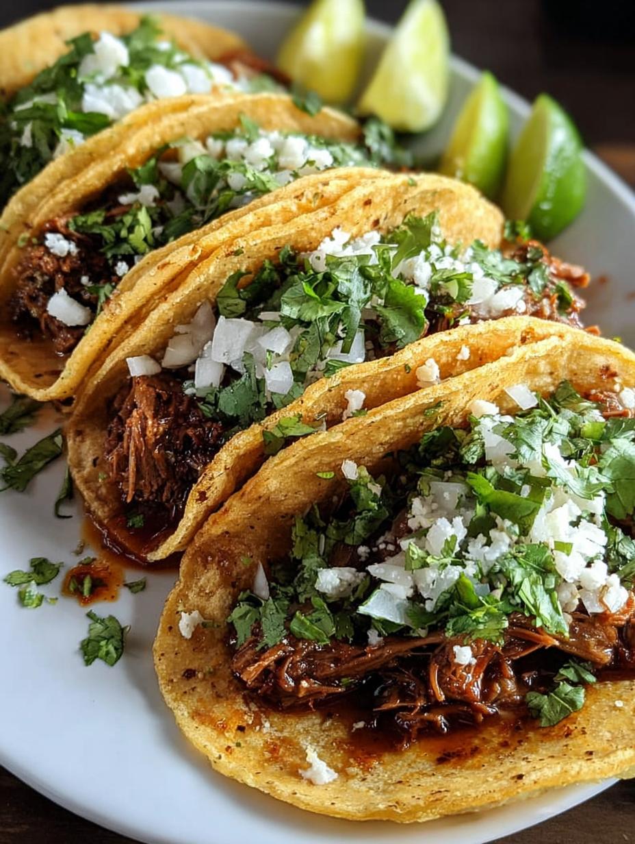 Receta Facil Tacos Callejeros: ¡Fácil y Deliciosa! 97 Deliciosos Tacos Callejeros con carne de res deshebrada, cilantro, cebolla morada y limón, listos para disfrutar