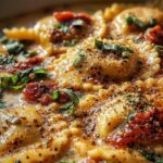 Sopa Ravioles Con Queso