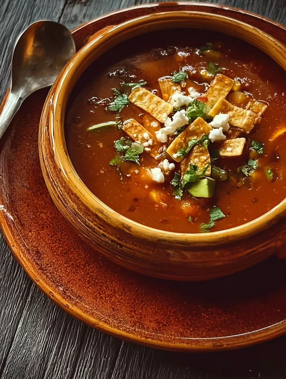 Sopa Tortilla Bicolor: ¡La Mejor Receta en 35 Minutos! - Sopa Tortilla Bicolor - main visual representation