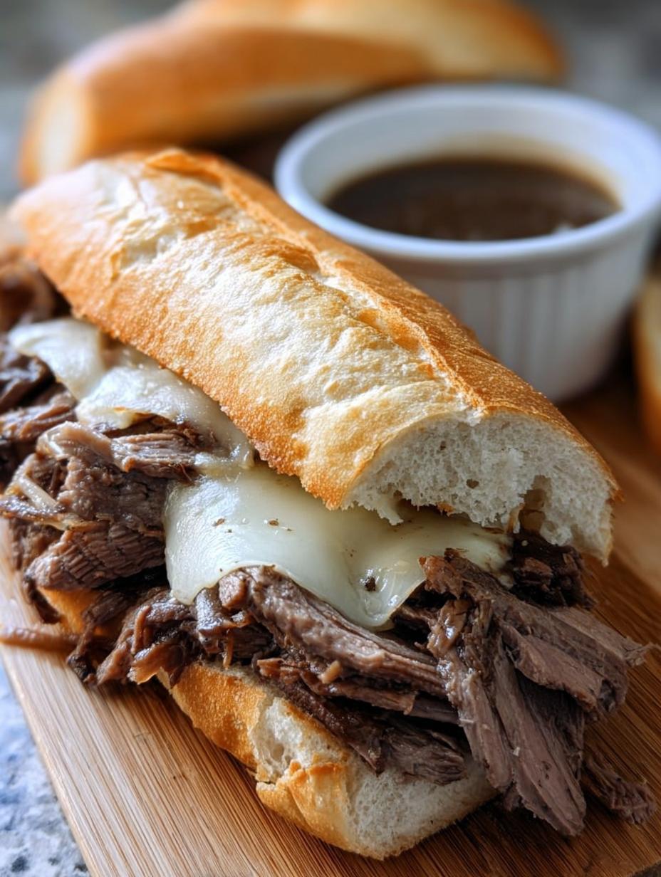 ¡Tiernos Sandwiches French Dip: 1 Secreto Suculento! - Tiernos Sandwiches French Dip - additional detail