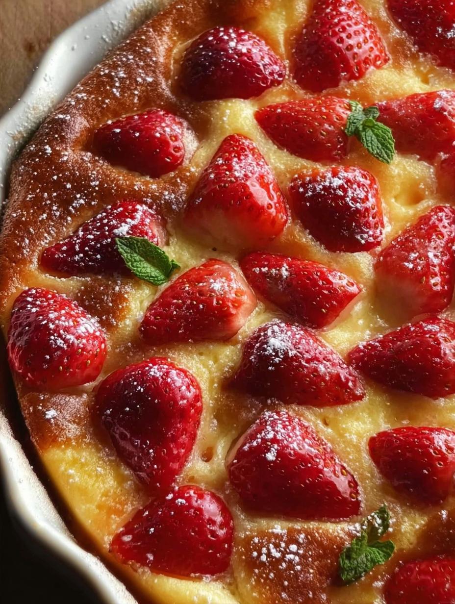 Receta Poderosa: Clafoutis Ligero Fresas (1 secreto)! - Clafoutis Ligero Fresas - main visual representation