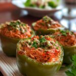 Deliciosos Pimientos Rellenos Atun