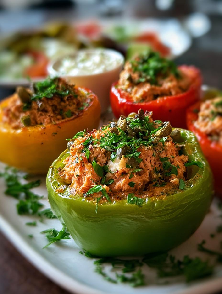 Increíbles 6 Deliciosos Pimientos Rellenos Atún - Deliciosos Pimientos Rellenos Atun - additional detail