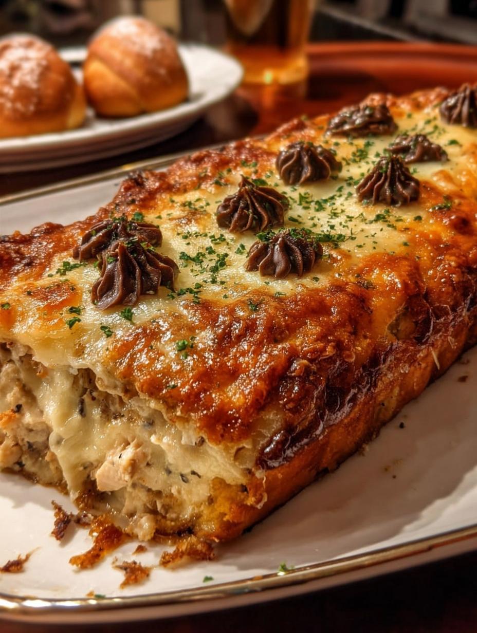Pastel Pollo Parmesano Estilo