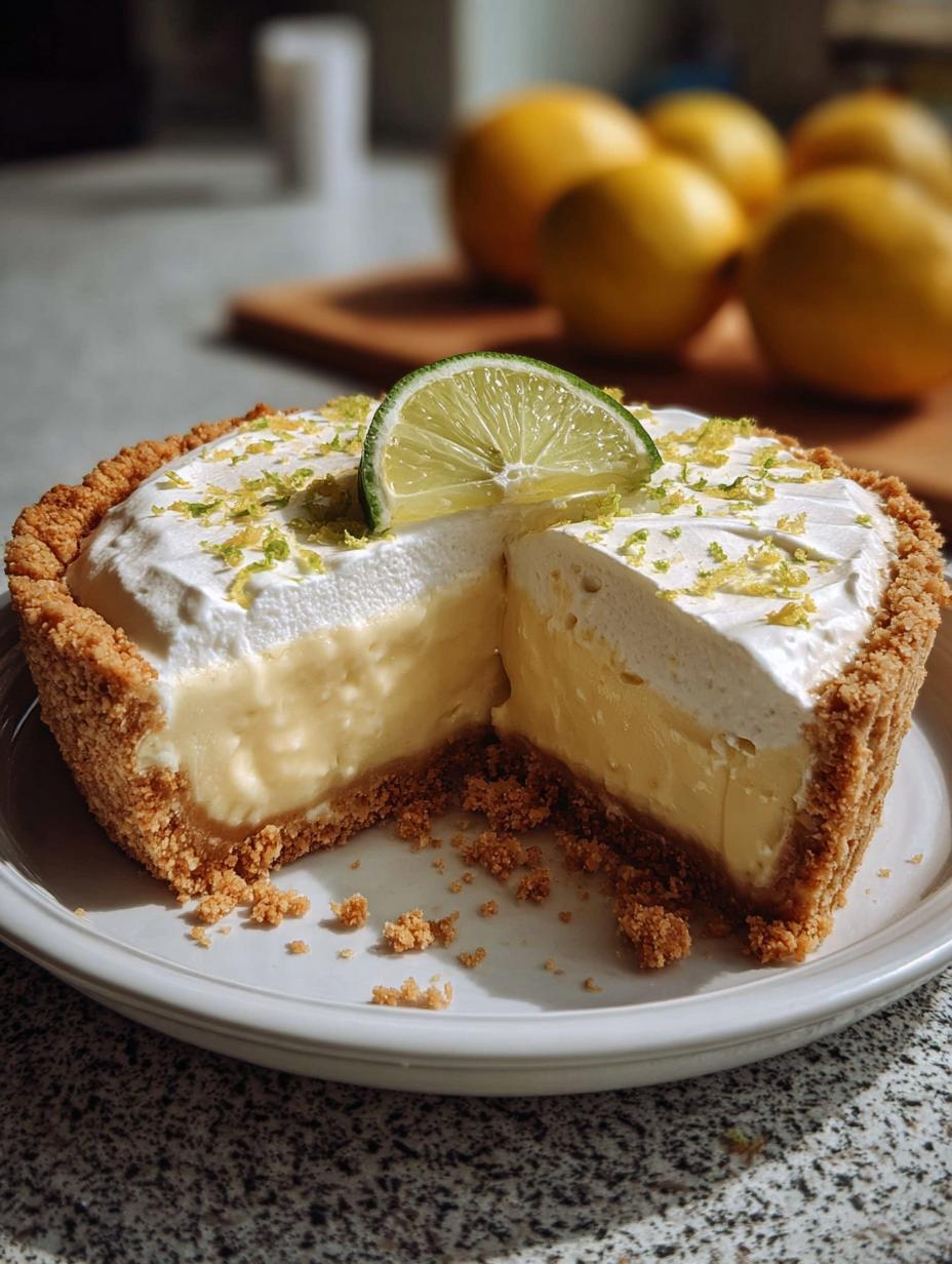 Delicioso Pay Limón Casero cremoso y refrescante, listo para disfrutar en 2 horas