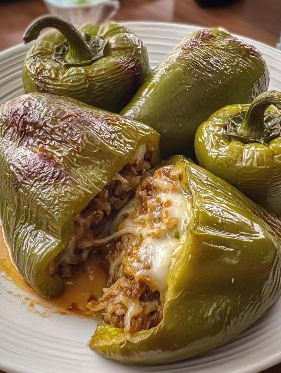 Pimientos Verdes Italianos Rellenos: ¡6 Rellenos Increíbles! - Pimientos Verdes Italianos Rellenos - additional detail