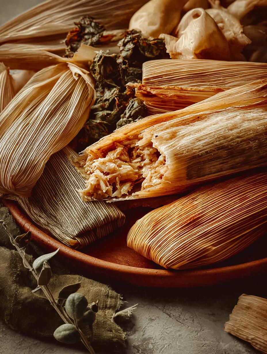 Tamales Rajas Con Queso: ¡El secreto de 1 abuela! 125 Tamales Rajas Con Queso listos para cocinar al vapor en una olla