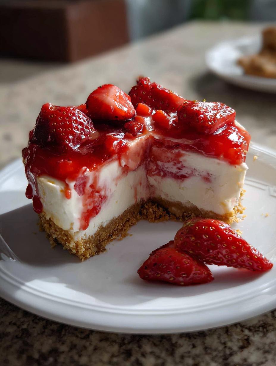 Un Increíble Cheesecake Fresa Sin Horno en 15 Pasos - Cheesecake Fresa Sin Horno - main visual representation