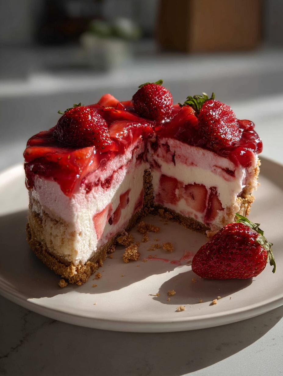 Un Increíble Cheesecake Fresa Sin Horno en 15 Pasos - Cheesecake Fresa Sin Horno - additional detail