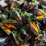 Deliciosos Mejillones Ajo Mantequilla