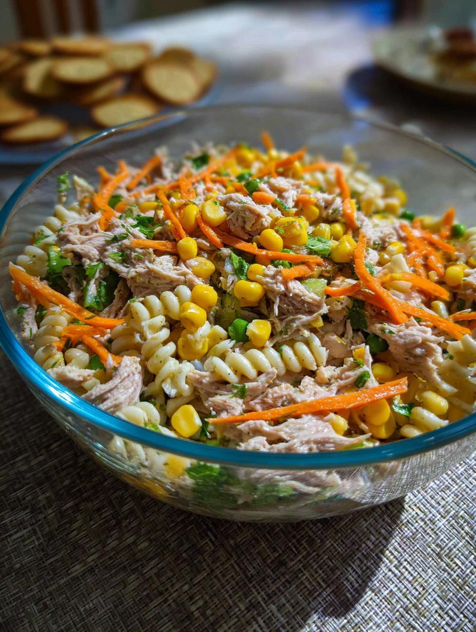 Ensalada Atun: ¡La increíble receta de 6 pasos! 5 Deliciosa Ensalada Atun casera con atún, vegetales frescos y pasta, lista para servir
