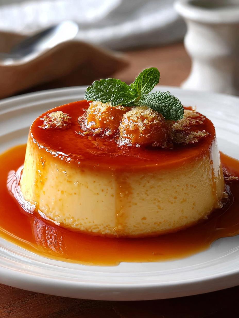 Flan Sin Horno