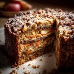 Pastel Saludable Avena Manzana