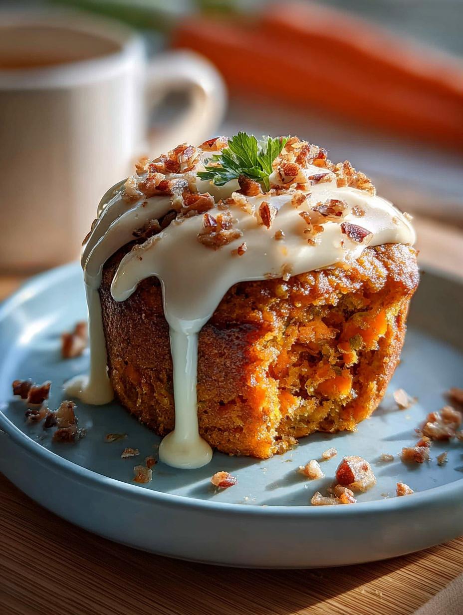 Pastelito Zanahoria Taza