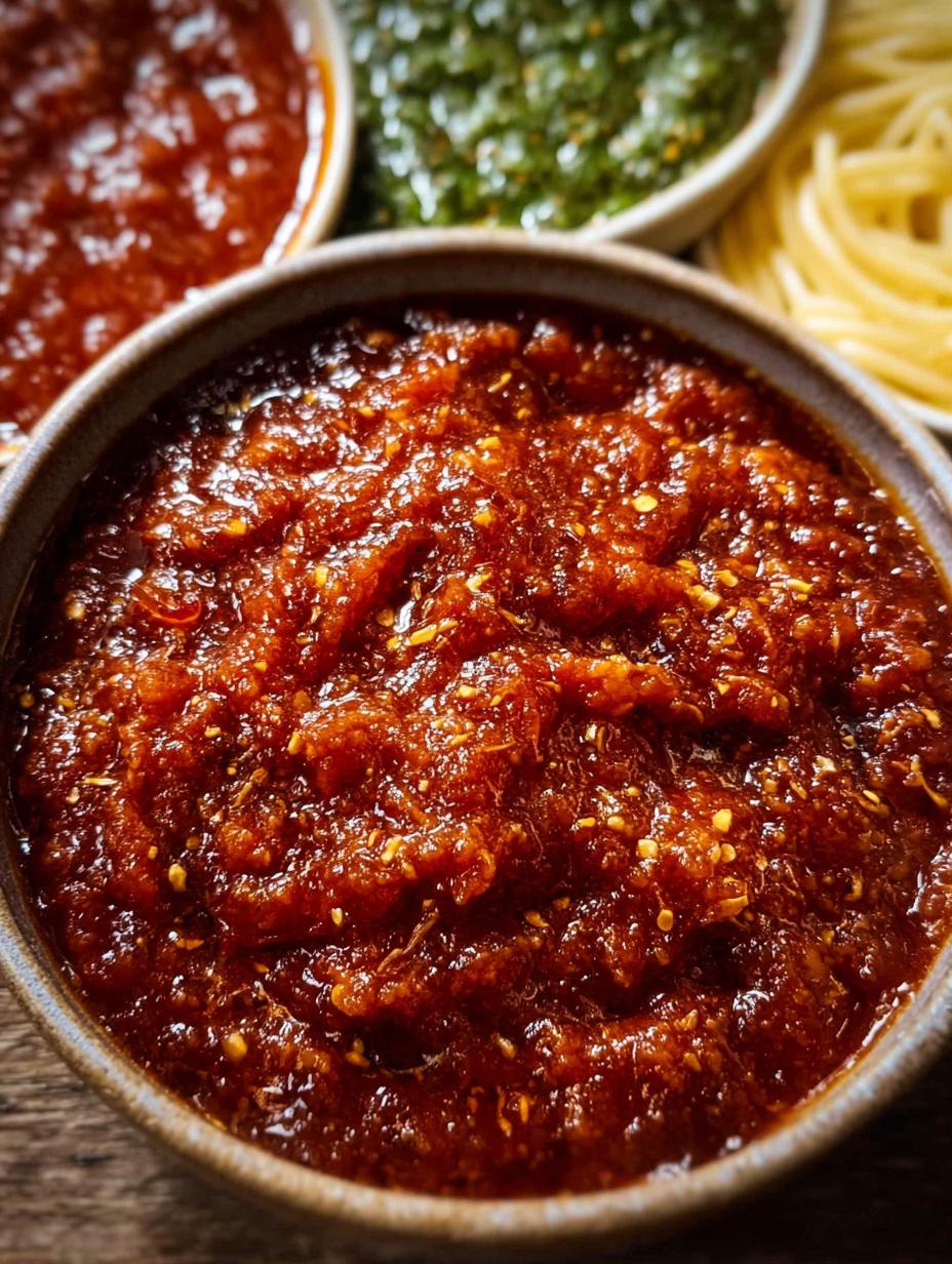 Salsas Italianas Clásicas Recetas: El Sabor Secreto (x6) 142 Variedad de Salsas Italianas Clásicas Recetas en cuencos, incluyendo pesto y pomodoro