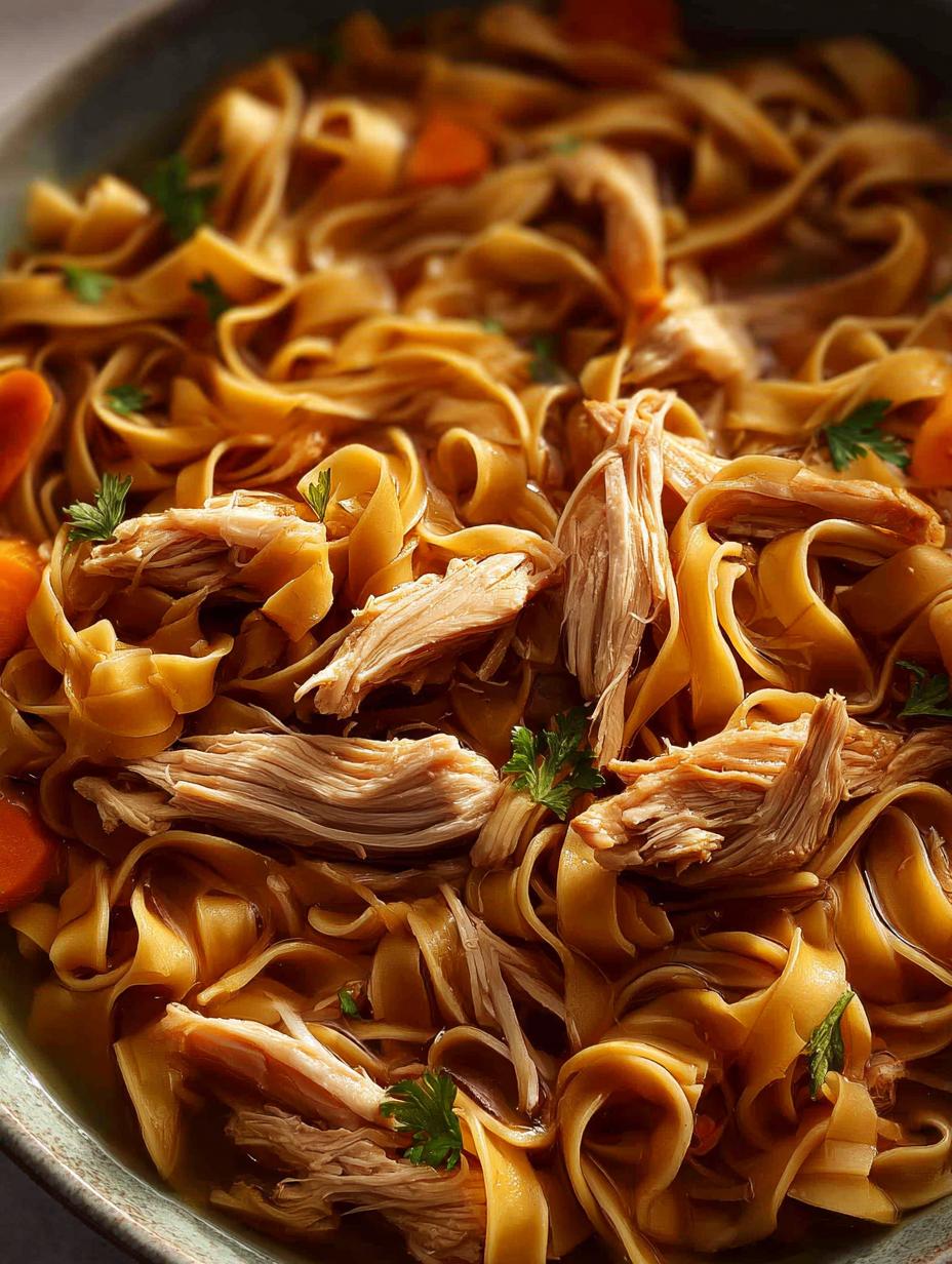 Tallarines Con Pollo