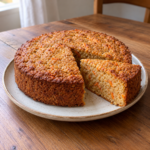 Pastel de avena, manzana y zanahoria